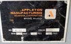 Used Appleton Manufacturing 6