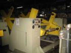 Used-Vulcan single turret 4 position winder. 54" wide x 40" diameter package, 2 shafts with Tidlan chucks, two shafts missin...