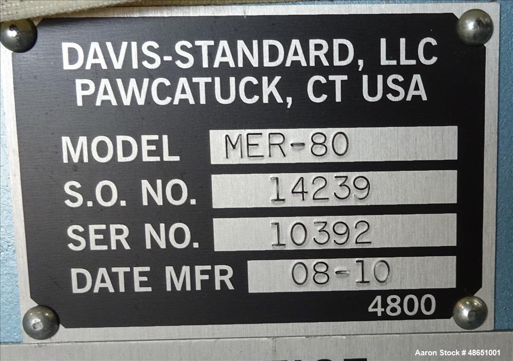 Used- Davis-Standard Engineered Extrusion Line.