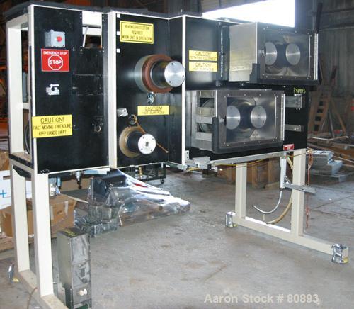 USED:Davis Standard approx 6000 m/min fiber/melt spinning line consisting of: (1) Davis Standard 1-1/4" single screw extruder, 30:1 L/D ratio. Electrically heated, air cooled 4 zone barrel. Water coo...