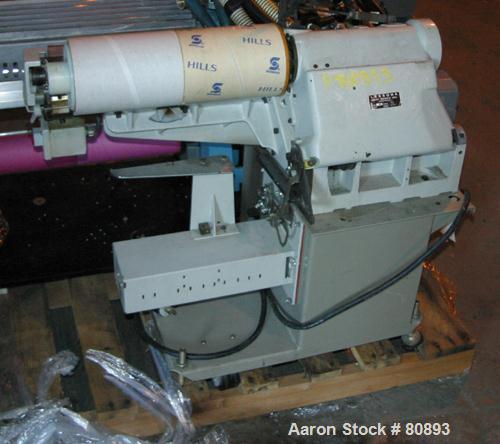 USED:Davis Standard approx 6000 m/min fiber/melt spinning line consisting of: (1) Davis Standard 1-1/4" single screw extruder, 30:1 L/D ratio. Electrically heated, air cooled 4 zone barrel. Water coo...