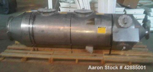 Used Ducon Multivane Wet Scrubber, Type L, Model III/IV.Stainless steel construction. 12.7 PSIA, inlet gas flow 3200 acfm, 173 deg F, humidity 0.036, inlet gas density 0.0614 lbs/cubic foot, outlet g...