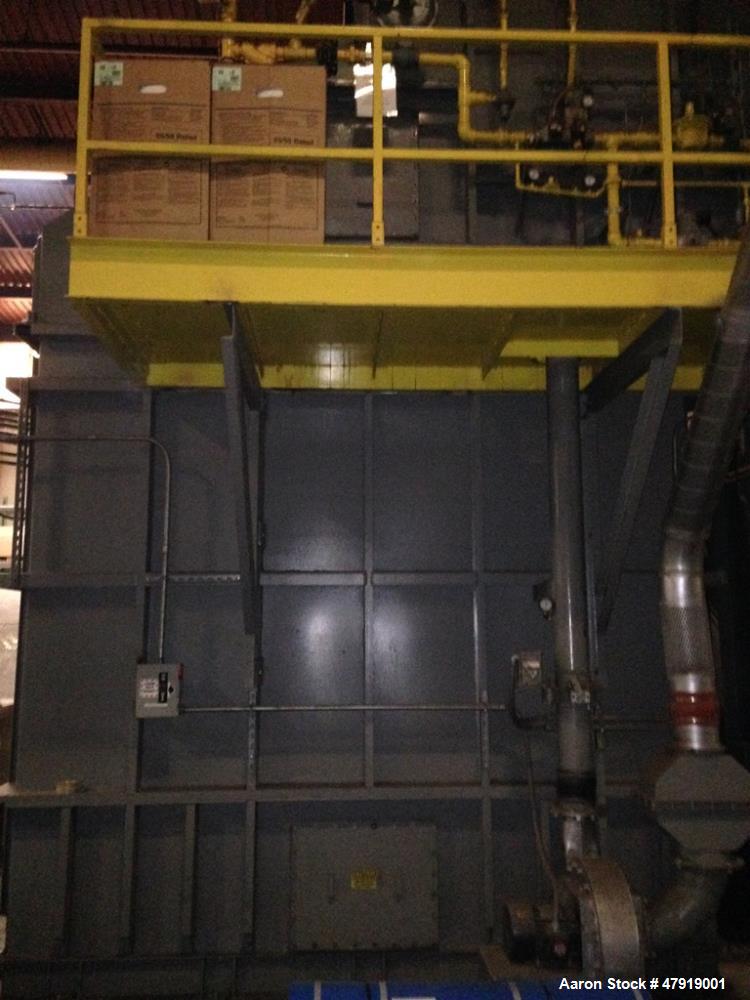 Used Anguil Regenerative Thermal Oxidizer (RTO), Model 200. Design flow 20,000 SCFM. Normal operating flow 20,000 SCFM. Process air inlet temp. 200 degrees F. VOC loading 9.7 lbm/hr. 98% destruction ...
