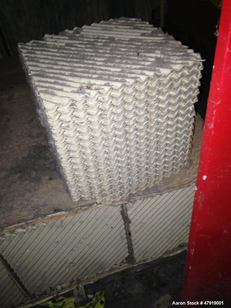 Used Anguil Regenerative Thermal Oxidizer (RTO), Model 200. Design flow 20,000 SCFM. Normal operating flow 20,000 SCFM. Process air inlet temp. 200 degrees F. VOC loading 9.7 lbm/hr. 98% destruction ...