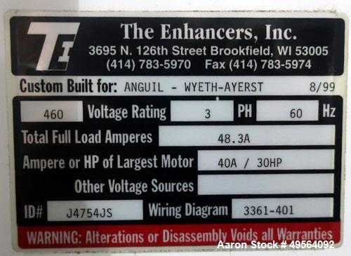 Used Anguil Environmental Systems Catalytic Oxidizer With Gas Scrubber, Model 2