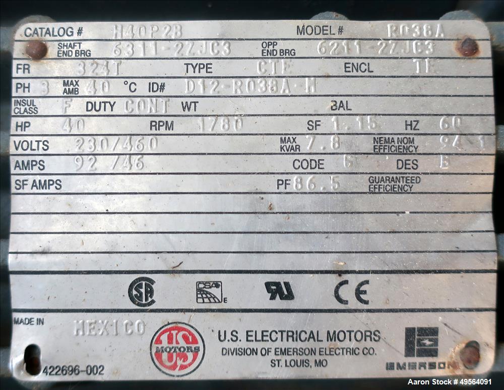 Used Anguil Environmental Systems Regenerative Thermal Oxidizer (RTO) and Acid