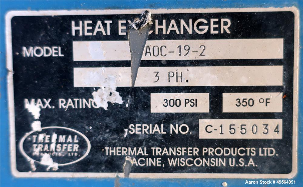 Used Anguil Environmental Systems Regenerative Thermal Oxidizer (RTO) and Acid