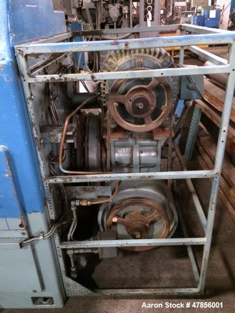 Used Dorst 55-Ton Powdered Metal Press, Model TPA50/2, Type IPA50/2. 480 Volt. Missing main pump and missing main cylinder. Controls do not function. Serial#108.585/1, built 1985.
