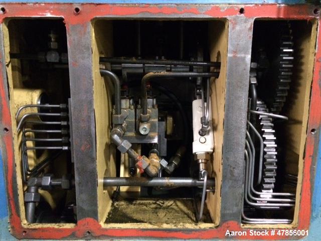 Used Dorst 55-Ton Powdered Metal Press, Model TPA50/2, Type IPA50/2. 480 Volt. Missing main pump and missing main cylinder. Controls do not function. Serial#108.585/1, built 1985.