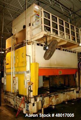 Used- 100 Ton Hamilton Gib-Guided Compression Molding Press