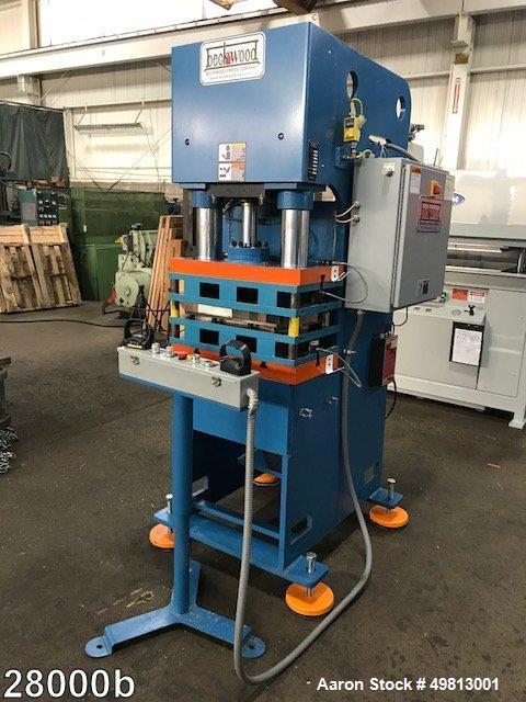 Used Beckwood Hydraulic C Frame Press, Model CF37F1226, 37 Ton.