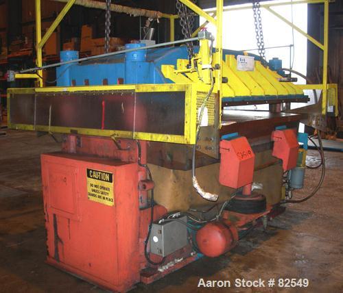 Used Bruno Machinery Roll Feed Die Cutting Press, Model RS7