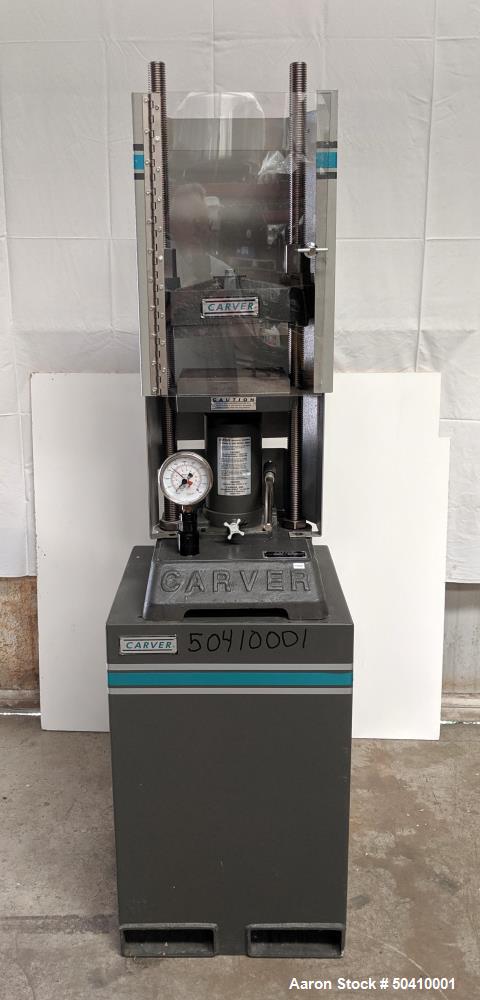 Used- Carver Manual 2 Column Hydraulic Press, Model 3853-OC