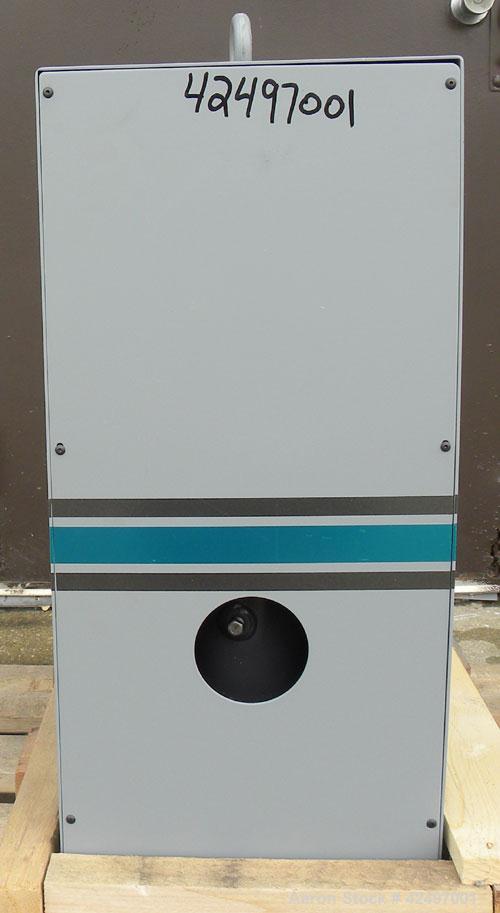 Used Carver Manual Hydraulic Pellet Press, 12 Ton Clamping Force, Model 4350.L. Hand operated, for 0-12 tons (24,000 pounds). 4’’ Diameter round platen. Ram stroke 5.1", daylight opening 0" to 5.50"....