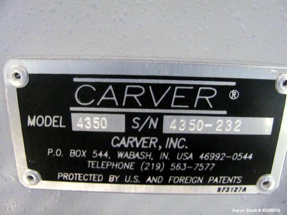Used Carver Press Marble Table Lab Marble Table