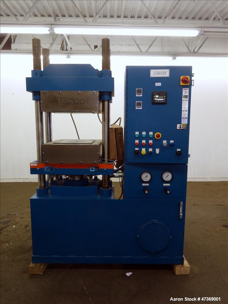 Used Carver Monarch Series Hydraulic Compression Press, Model CMV100H-15-LX, 10