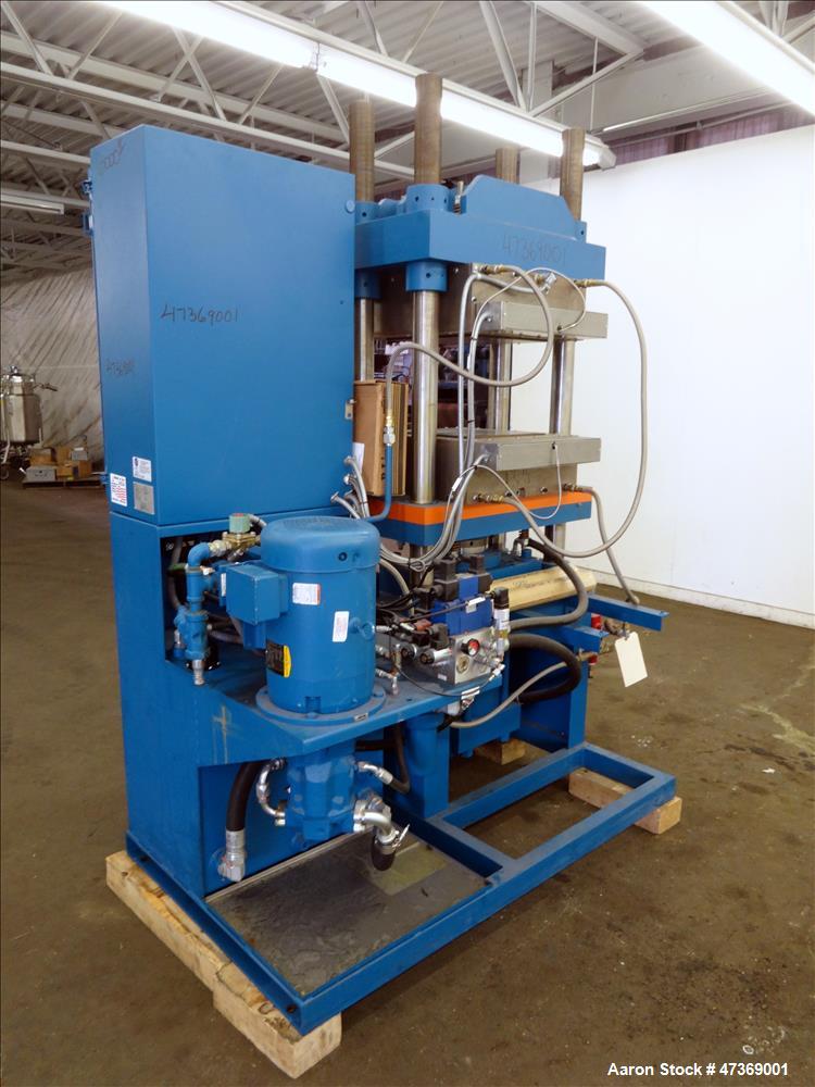 Used Carver Monarch Series Hydraulic Compression Press, Model CMV100H-15-LX, 10