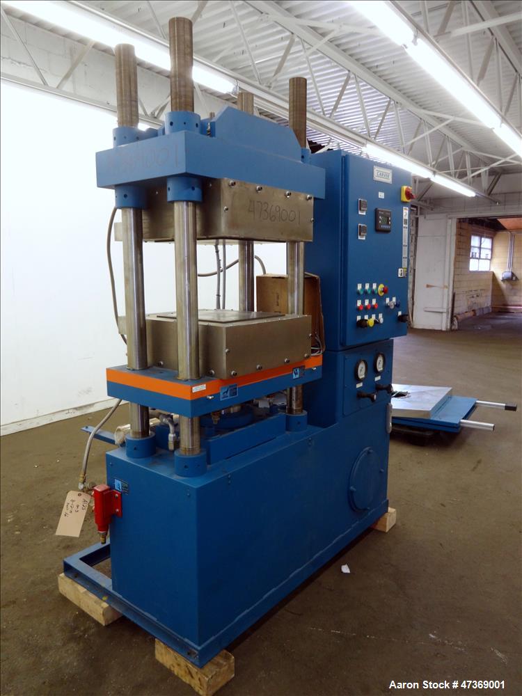 Used Carver Monarch Series Hydraulic Compression Press, Model CMV100H-15-LX, 10