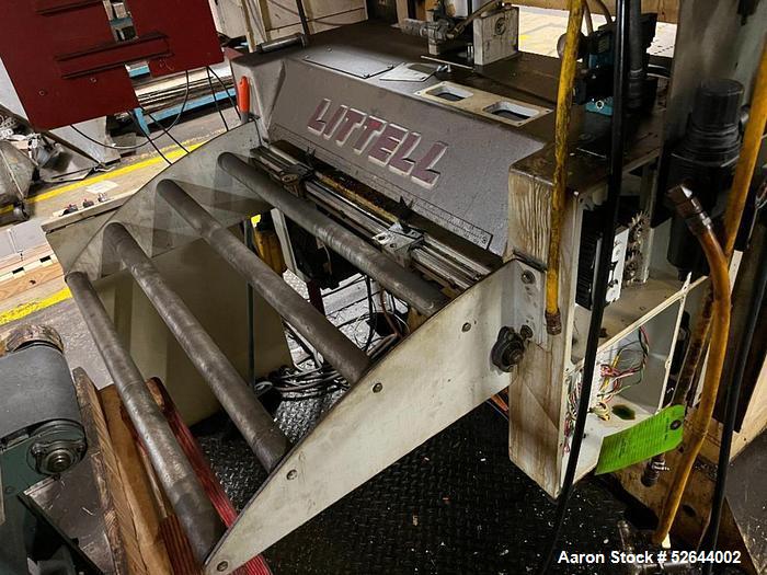 Used CLEARING (USI) "S2-300-72-48" STRAIGHT SIDE DOUBLE-CRANK 300 TON PRESS w/LITTELL SERVO-FEED SYSTEM. ManufacturerClearing (USI), Model S2-300-72-48, Serial# 51-1191. Tonnage Capacity 300 TON. Str...