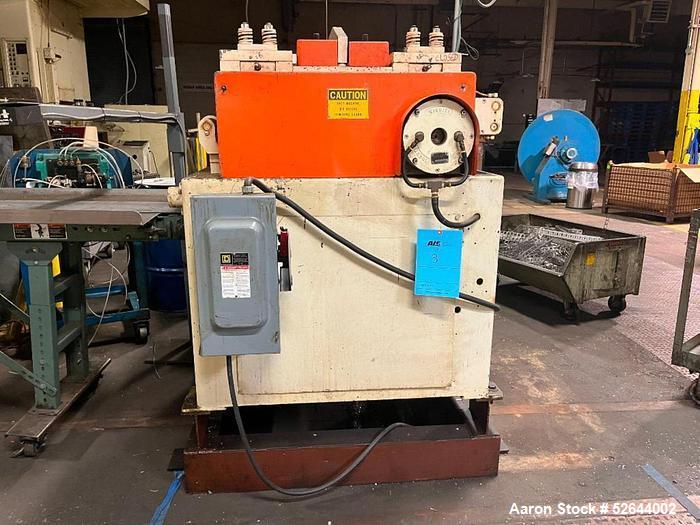 Used CLEARING (USI) "S2-300-72-48" STRAIGHT SIDE DOUBLE-CRANK 300 TON PRESS w/LITTELL SERVO-FEED SYSTEM. ManufacturerClearing (USI), Model S2-300-72-48, Serial# 51-1191. Tonnage Capacity 300 TON. Str...