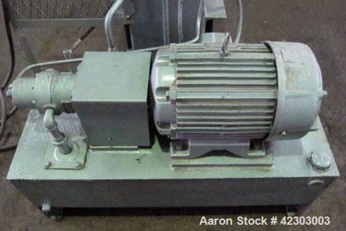 Used Dake Hydraulic H-Frame Tire Press, 150 Ton, Model 33-179. Upacting type, floor standing. Distance between side frames 48" L-R, distance between bed channels 12" F-B, distance over bed channels 2...