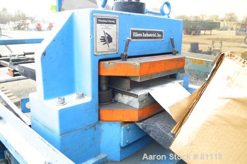 USED: Eilers Industrial web cutting press, model Preco 1215-M. 3/60/480 volt, 90 psk air requirement. Approx 12" x 15" cutting area. Die cutters and die cutting machines convert web or sheet material...