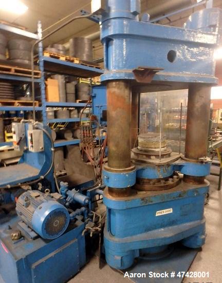 Used- Elmes 1000 Ton Floor Standing Upstroke Type Hydraulic Hobbing Press