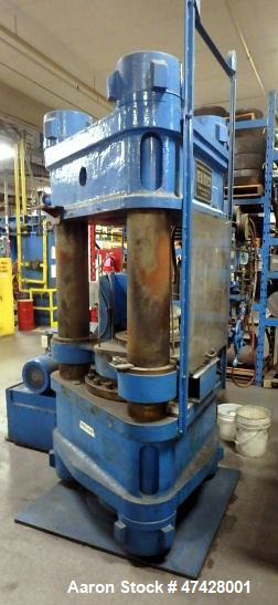 Used- Elmes 1000 Ton Floor Standing Upstroke Type Hydraulic Hobbing Press