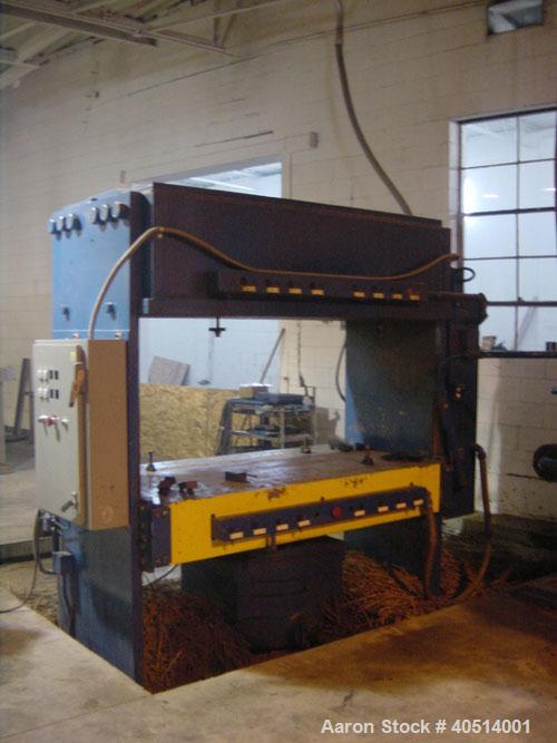 Used-500 ton Erie mill, 85" left to right x 44" front to back up-acting slab side hydraulic press. Approximate 36" daylight,...