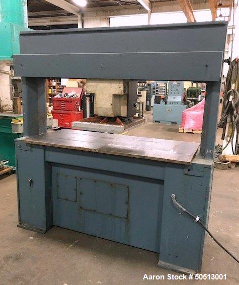 Used Hudson Machinery 25 Ton Travel Head Die Cutting Press