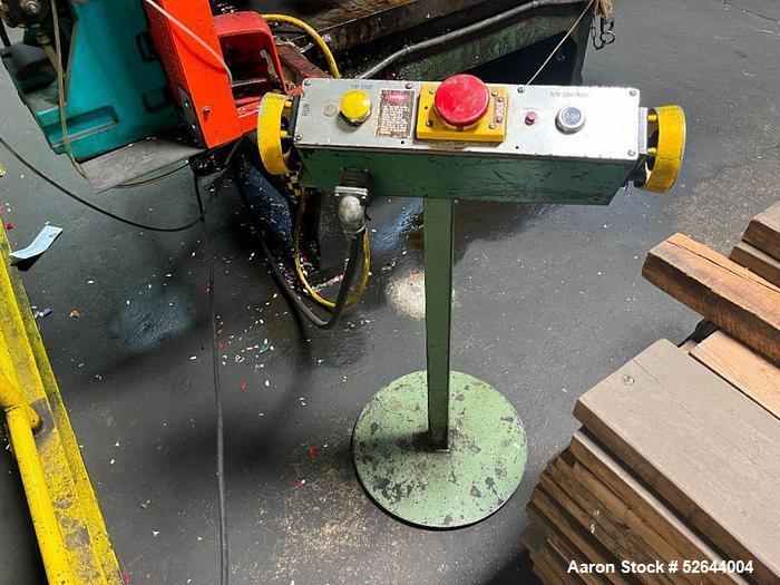 Used Federal 2-Point Open back Gap-Frame 45 Ton Press, Serial# 2-45-106, Model 2-45-48-21. Equipped with: Air Clutch & Brake, Light Curtains, Feed Conveyor. CATALOG SPECIFICATIONS: Tonnage Capacity 4...