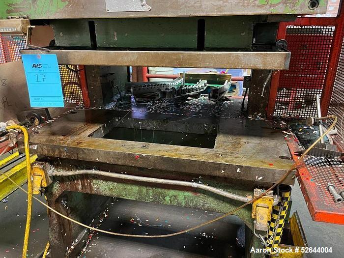 Used Federal 2-Point Open back Gap-Frame 45 Ton Press, Serial# 2-45-106, Model 2-45-48-21. Equipped with: Air Clutch & Brake, Light Curtains, Feed Conveyor. CATALOG SPECIFICATIONS: Tonnage Capacity 4...