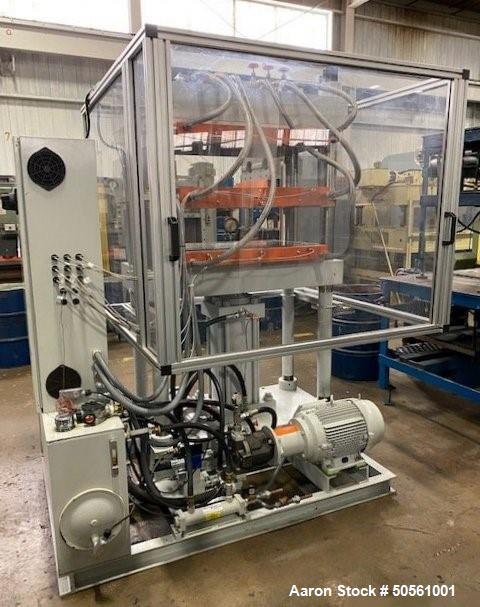 Used Grimco 100 Ton Molding & Laminating Hydraulic Press.