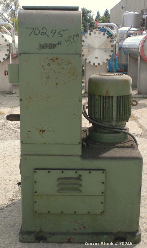 Used Sandt Hydraulik/Hoffman Brothers Up-Acting Hydraulic Press, Approximately 150 Ton, Model P-150. Platen size 14-1/2" front to back x 15" left to right, single ram, approximate 8" daylight, 60 hz/...