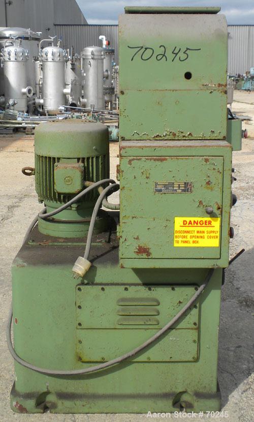 Used Sandt Hydraulik/Hoffman Brothers Up-Acting Hydraulic Press, Approximately 150 Ton, Model P-150. Platen size 14-1/2" front to back x 15" left to right, single ram, approximate 8" daylight, 60 hz/...