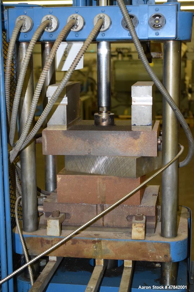 Used- Hull Company 12.5 Ton Hydraulic Transfer Molding And Or Encapsulating Press, Model 359E. Has 3 ton top transfer, 4 pos...