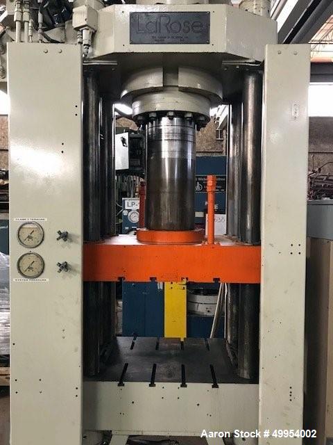 Used- LaRose - Thermall 4 Post Hydraulic Press, Model CP-DA, 150 Ton.