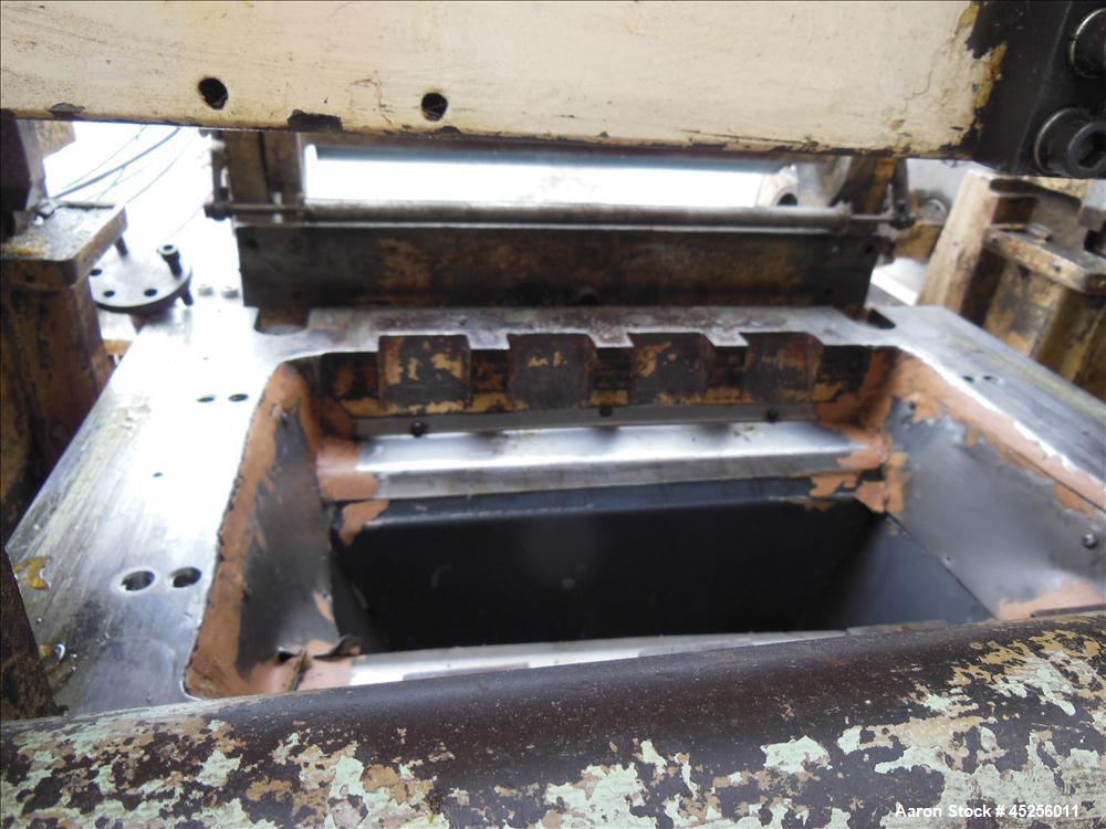 Used  Minster 60 Ton Straight Side Press, Model # P2-60. 60 ton capacity, Press bed area 36" X 25", Stroke of slide 2", Adjustment of slide 3", Shut height 14", Scrap chute opening 16" X 7", Strokes ...