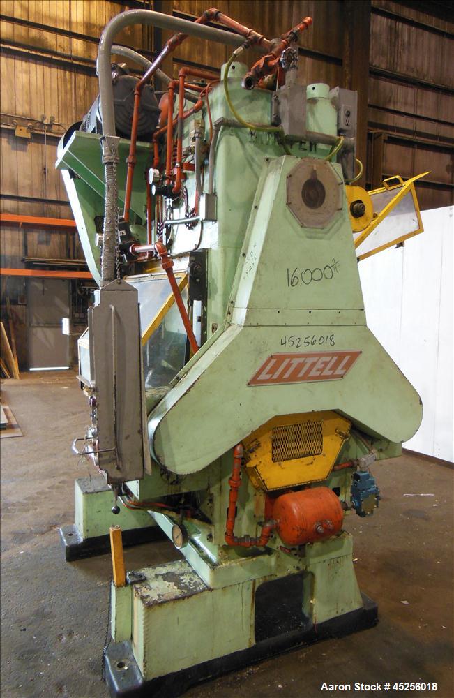 Used  Minster 60 Ton Straight Side Press, Model # P2-60. 60 ton capacity, Press bed area 36" X 25", Stroke of slide - 2", Adjustment of slide - 3", Shut height - 14", Scrap chute opening 16" X 7", St...