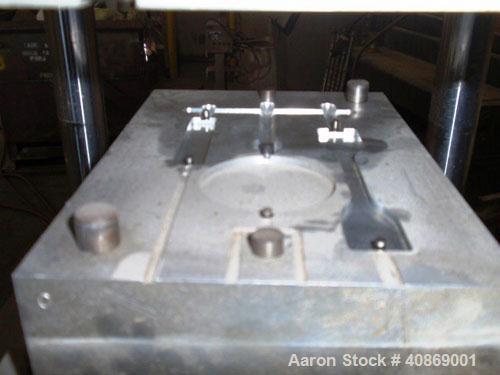 Used Morgan Press With Temperature Controls. 20 ton lab press, model G-55TB, 120 vac, 1025 watts. Manufactured 1984.