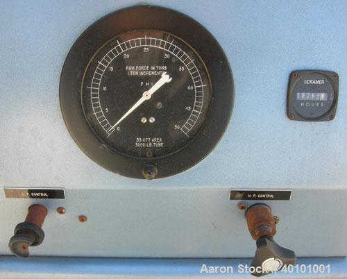 Used PHI Multi Daylight 50 Ton Upacting Hydraulic Compression Press, Model SB53