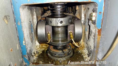 Used Pentronix 3 Mode Compacting Press, 6 Tons, Model Multipak 602. Minimum 20 strokes per minute, maximum 120 strokes per minute. Maximum part thickness 0.520", diameter 1.250". 80 psi air requireme...