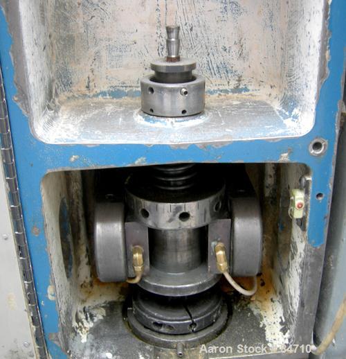 Used Pentronix 3 Mode Compacting Press, 6 Tons, Model Multipak 602. Minimum 20 strokes per minute, maximum 120 strokes per minute. Maximum part thickness 0.520", diameter 1.250". 80 psi air requireme...