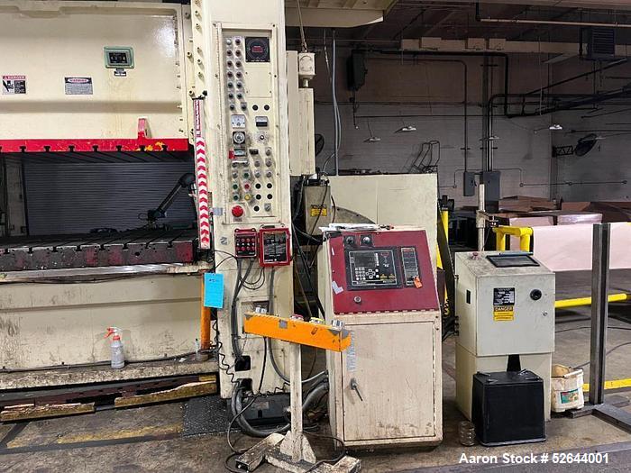 Used Stamtec 200/220 TON STAMTEC "S2-200-72-48" SINGLE-ACTION 2-POINT STRAIGHT SIDE PRESS w/SERVO-FEED SYSTEM. EQUIPPED WITH:  Air Clutch & Brake - Air Counterbalance, SMX24 Stamtec Servo-Feed System...