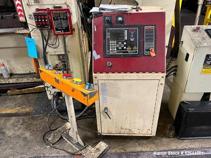 Used- Stamtec 200/220 TON STAMTEC "S2-200-72-48" SINGLE-ACTION 2-POINT STRAIGHT SIDE PRESS w/SERVO-FEED SYSTEM. EQUIPPED WIT...