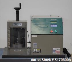 Used- Carver AutoPellet Press, Model 3887.1SD0A06. 25 Ton maximum clamp force. 5" Diameter platen. 13MM Die. Ram stroke 1". ...