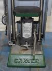 Used Carver Standard Press, Model 3851 (C). 12 Ton clamping force. Non-heated platen size 6