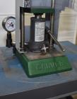 Used- Carver Standard Press, Model 3851 (C). 12 Ton clamping force. Non-heated platen size 6