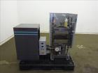 Used- Carver Heated Four Post Manual Hydraulic Press, Model 12-12H (4122), 12 To