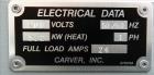 Used Carver Heated Four Post Manual Hydraulic Press, Model 12-12H (4122), 12 To